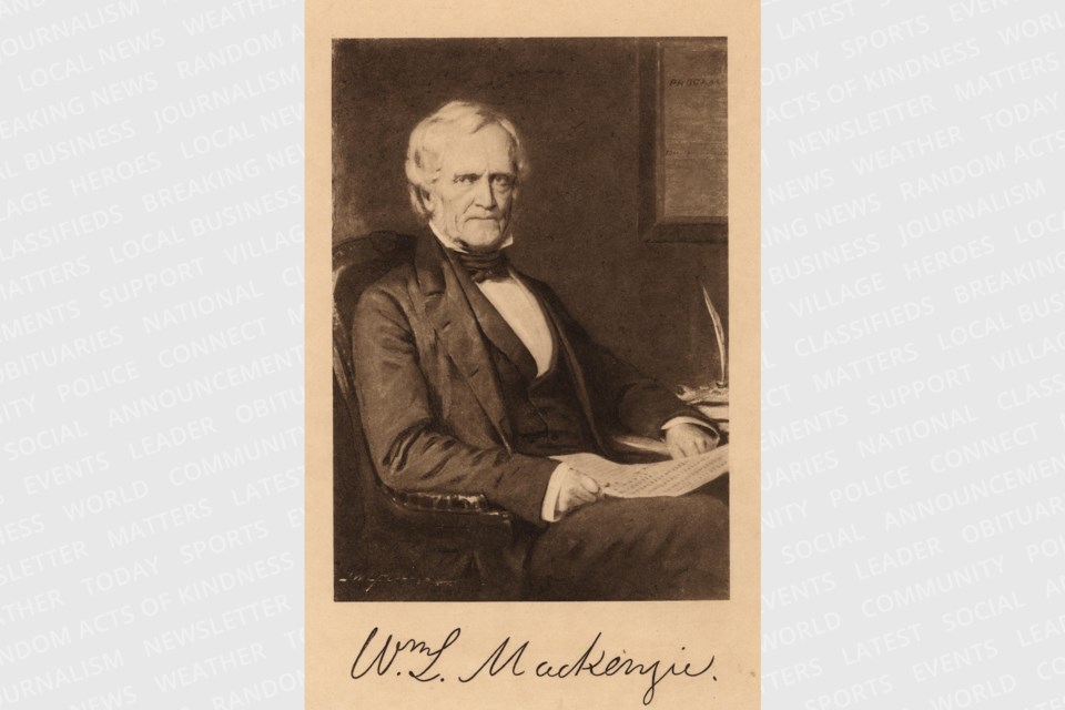 Tired of the slow pace of reform in Upper Canada (Ontario), politician and newspaper publisher William Lyon Mackenzie decided change would only come at the barrel of a musket.