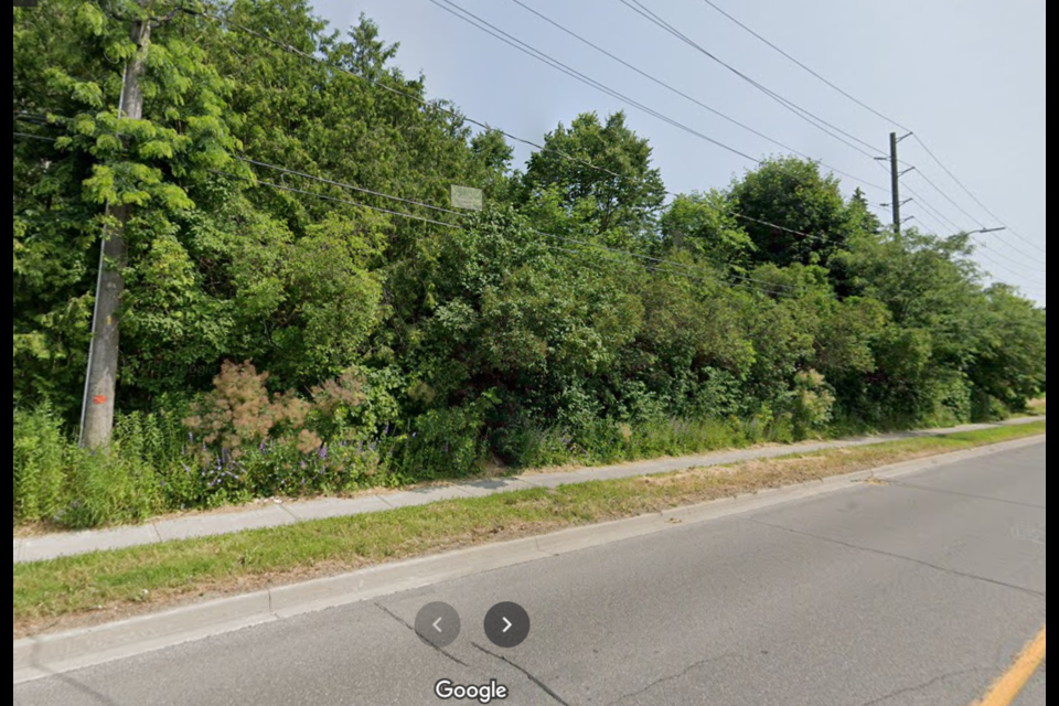 A Google street view of the 55 Eagle St. property up where a townhouse development is proposed. 