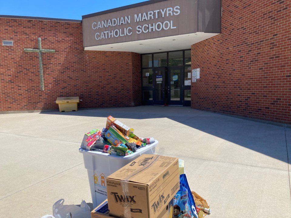 2021 05 31 Canadian Martyrs Food Drive