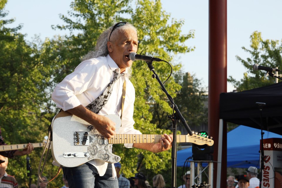 Green River Revival, a Creedence Clearwater Revival tribute band, headlined the TD Music Series free concert in Newmarket last night, July 28. Greg King for NewmarketToday