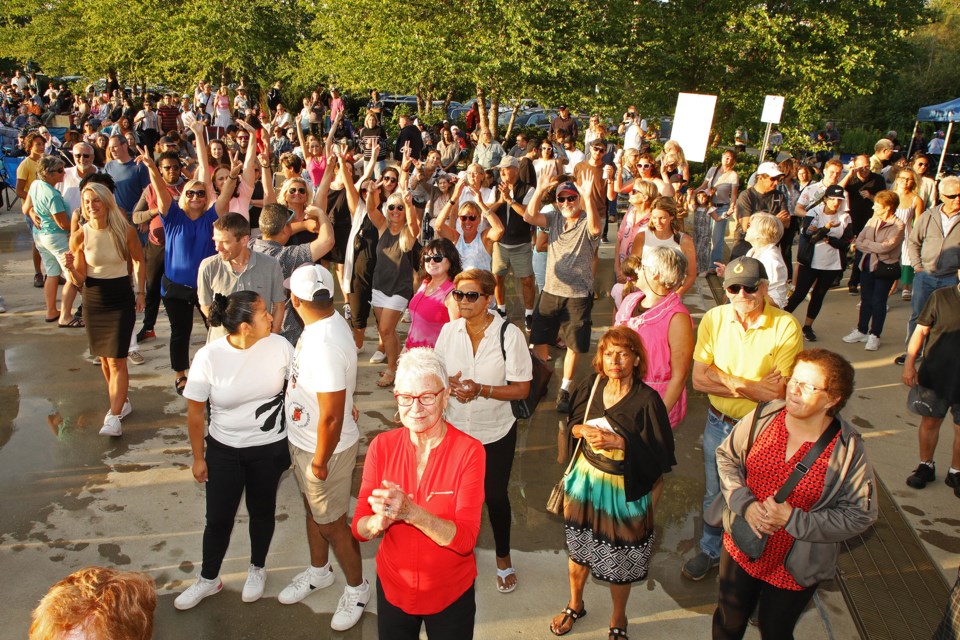 The dance zone was packed at last night's Newmarket TD Music Series at Riverwalk Commons with Taylor Made Band opening and George St. Kitts headlining. 