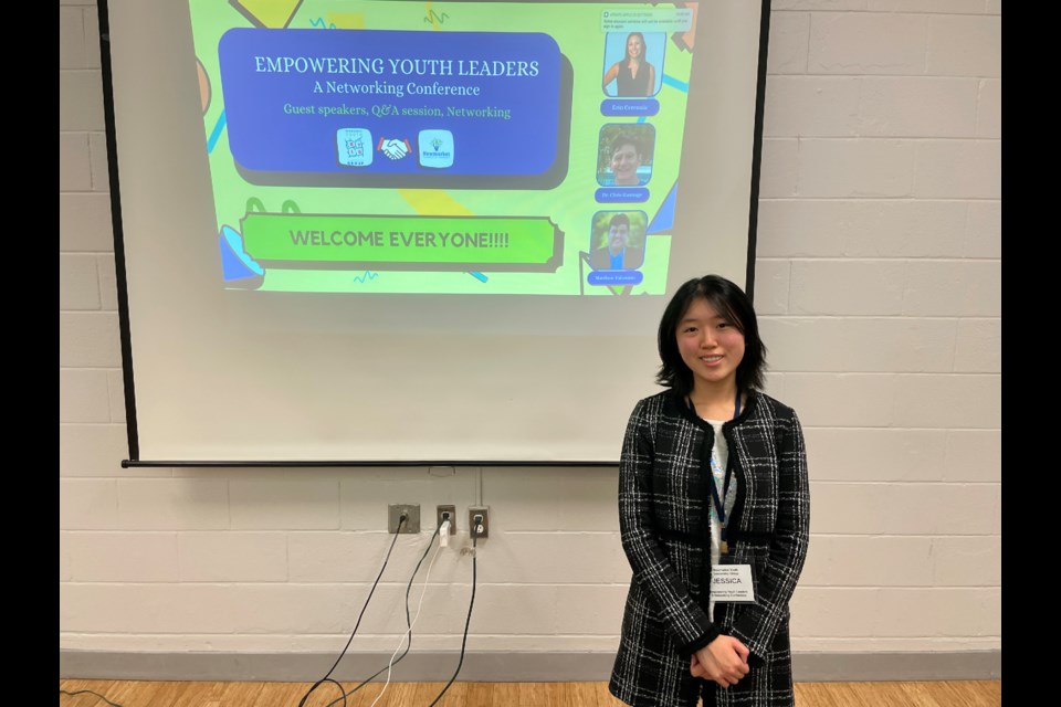 Newmarket Youth Leadership Group President Jessica Sun hopes the group can continue to host networking events for high school students. 