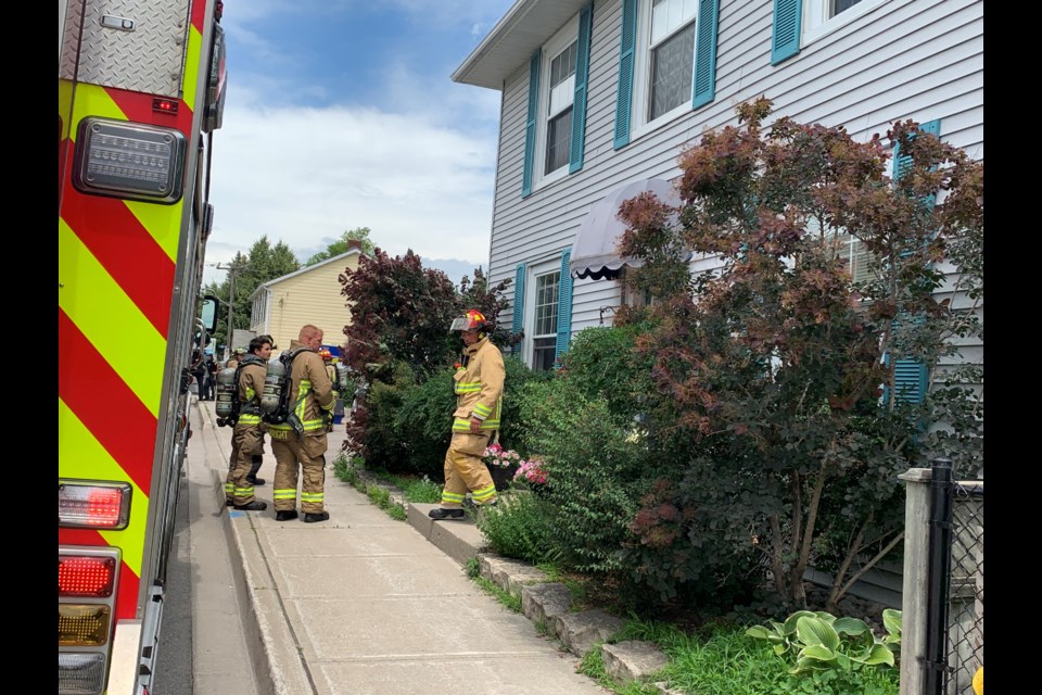 Central York Fire Services crews respond to a house fire on Prospect Street at Water Street June 30.