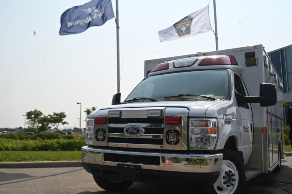 The ambulance that York Region is donating to a municipality in Nunavut. 