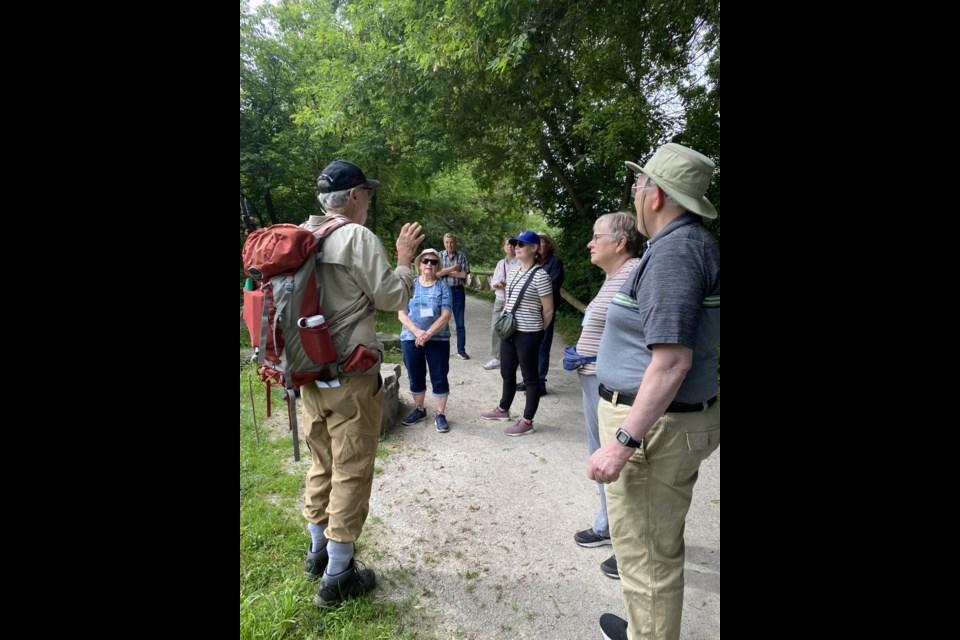 Participants in the Nature Walks learn about the area while connecting with others in similar situations.