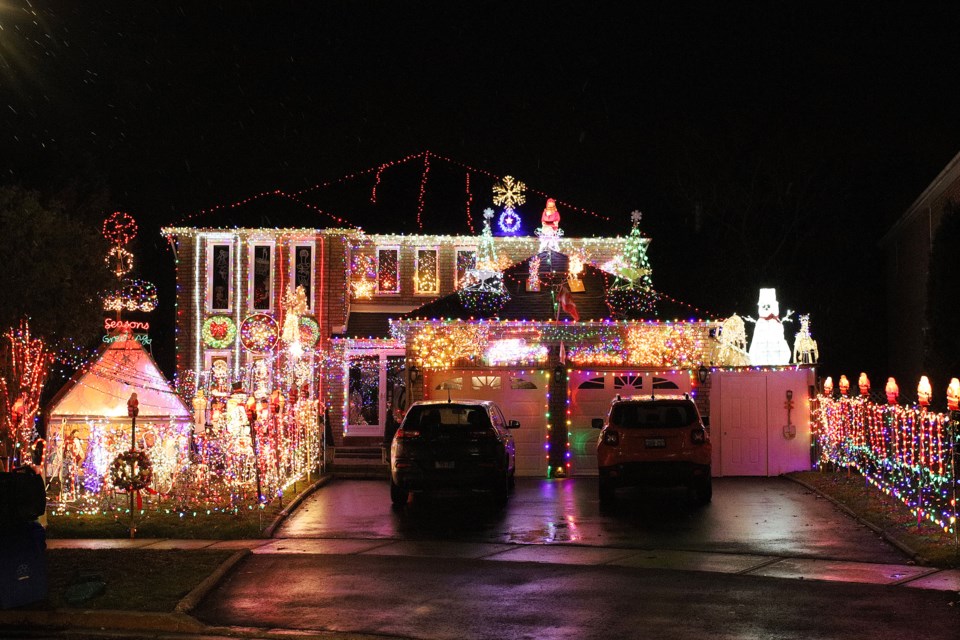 Join NewmarketToday photographer Greg King as he takes his annual tour in search of Newmarket's most festive homes. Spectacular as ever is 253 Billings Cres, though sadly its owner, Luis Reis, passed away just after putting up the lights.