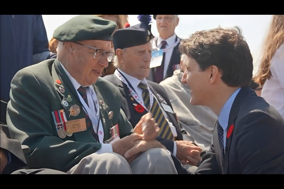 Jim Parks spent some time chatting with Prime Minister Justin Trudeau. 