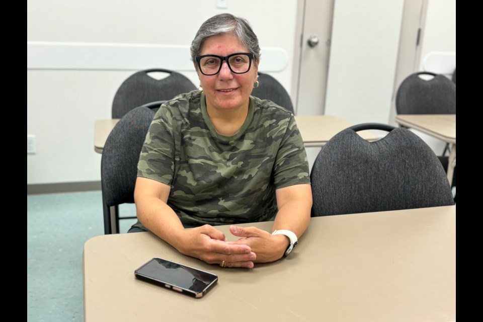 Azar Mohammadghorbanian attended an English-as-a-second-language class at the Welcome Centre Immigrant Services on June 21.