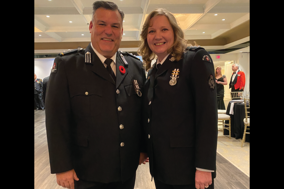 Stephen Watkins and Angela Rotherham-Watkins have worked together at St. John Ambulance for years.