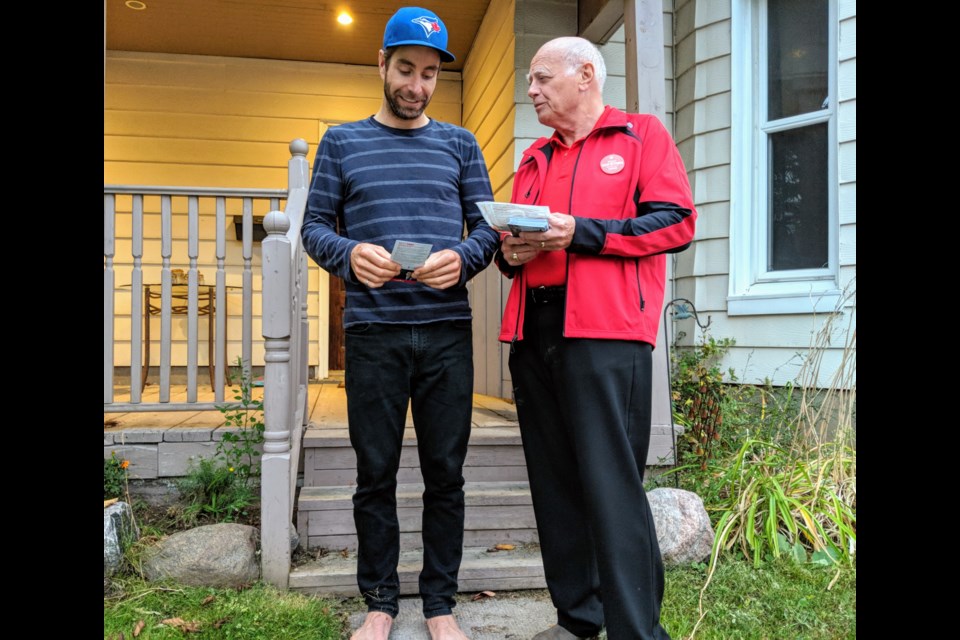 Newmarket resident Jeremy Anderson says he's voting Green in the federal election because of its climate change policies. Kim Champion/NewmarketToday