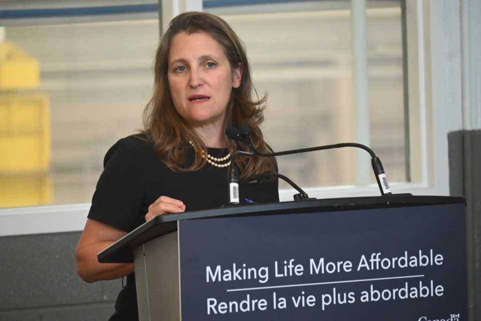 Chrystia Freeland resigns as finance minister criticizing ‘costly