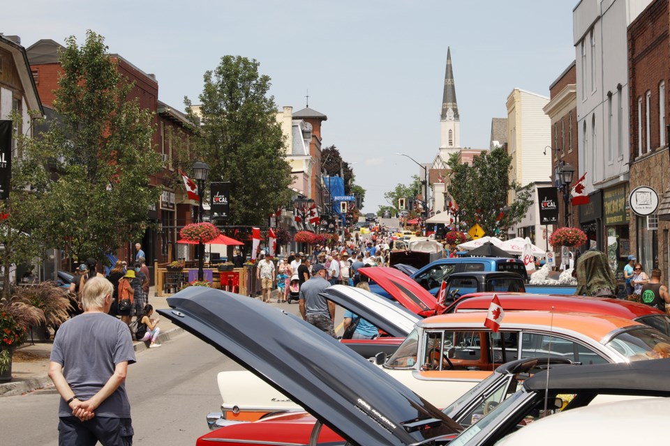 Proud owners from the region brought their cars to this year's Newmarket Car Club's Main Street Car Show.  Greg King for NewmarketToday