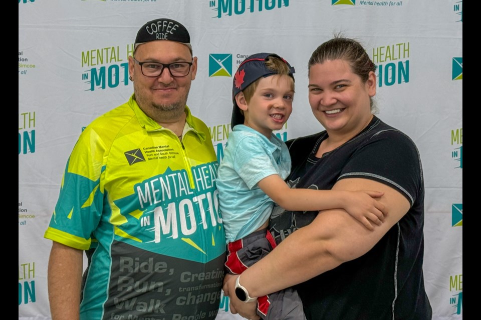 Participants from York and South Simcoe support the CMHA Mental Health in Motion event at Ray Twinney Recreation Complex June 9/ Submitted photo