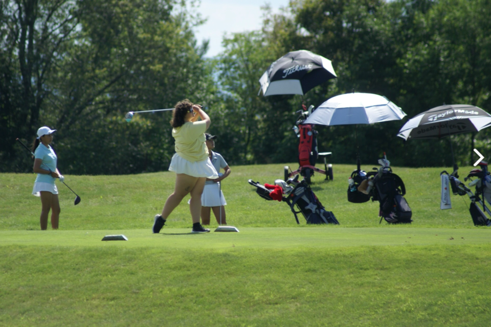 Junior golfer's took to Barrie's  Settler’s Ghost Golf Club over the weekend.