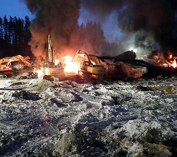 TSB Feb. 14 Gogama derailment 