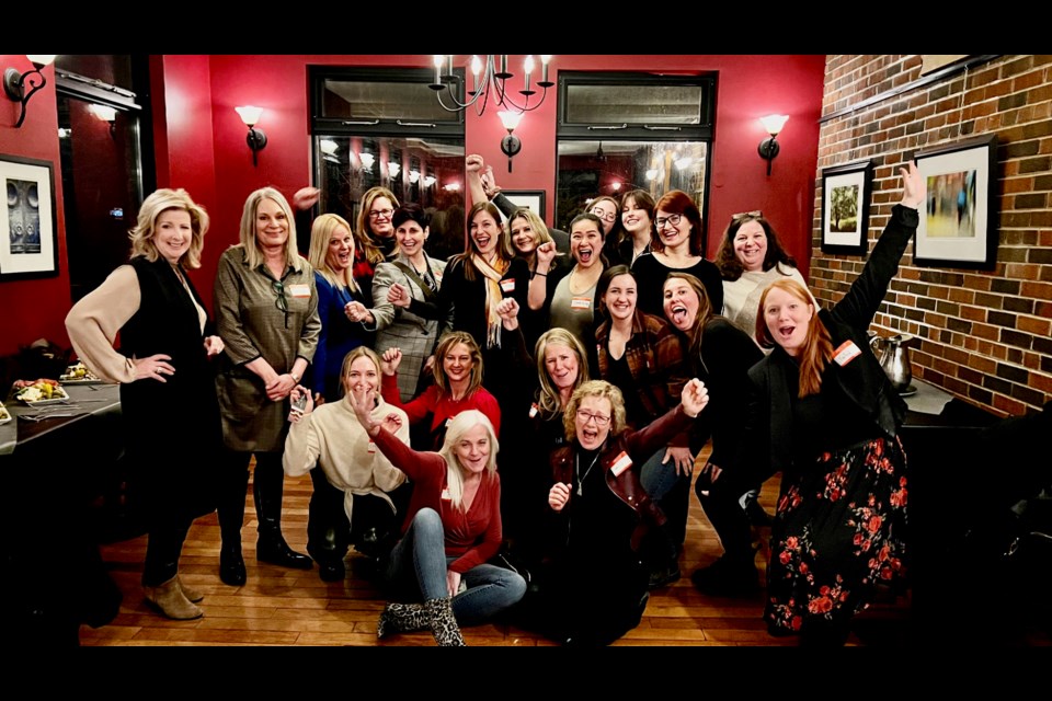 A group of 20 women attended the first Women in Business meeting.