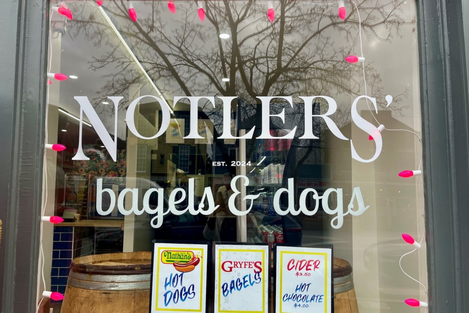 NOTLERS' Bagels & Dogs is now open on Queen Street.