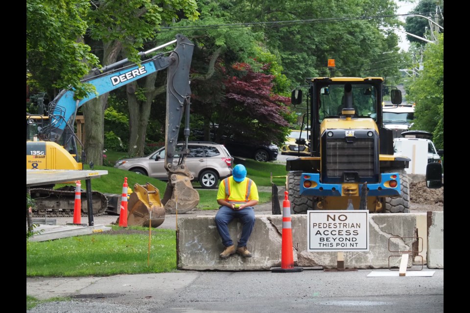 Town staff are preparing to close Gage Street to work on a culvert.     