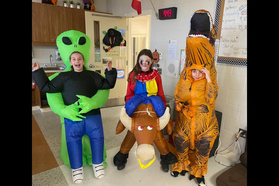 Crossroads students went all out with their costumes, and had some fun together on a very busy day that combined school activities with Halloween celebrations. 