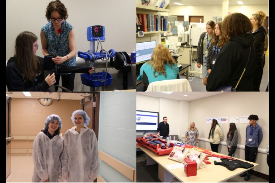 More than 50 Grade 9 students had the opportunity to learn first-hand from healthcare experts about the different roles that make up our hospital system