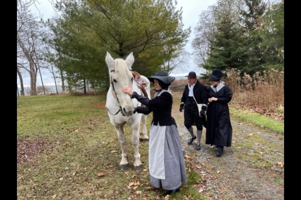 Percheron with Andrea Douglas, Rick Meloen and Jane de Munnich.