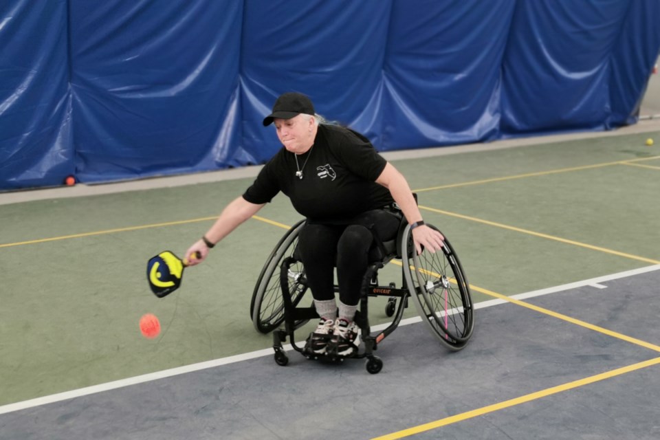 Para athlete Marilyn Abbs will be competing in the FUNDERBALL Pickleball Charity event on February 22