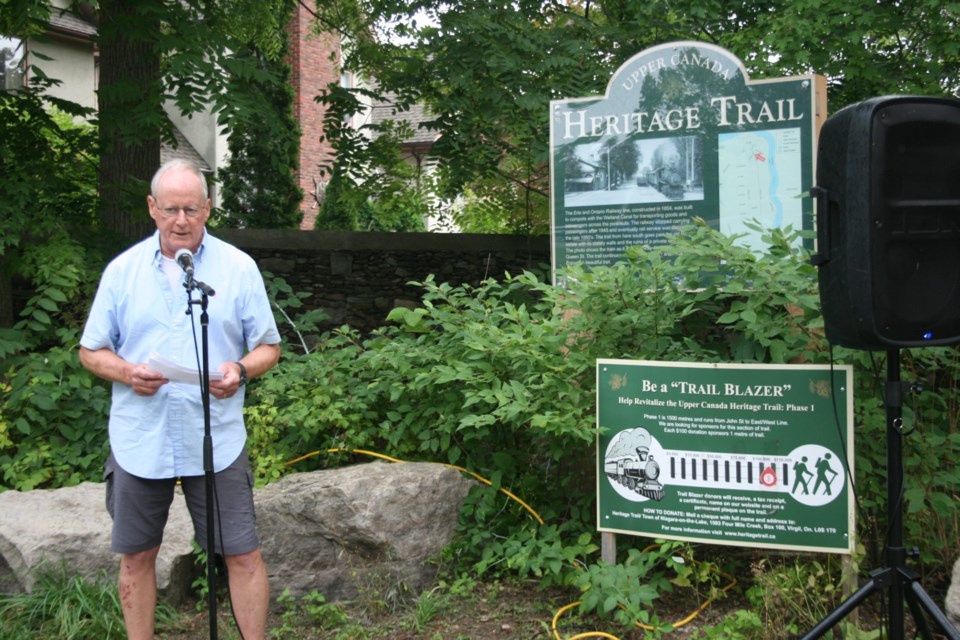 Tony Chisholm is currently the vice chair of NOTL's Heritage Trail committee. (File Photo-Mike Balsom)