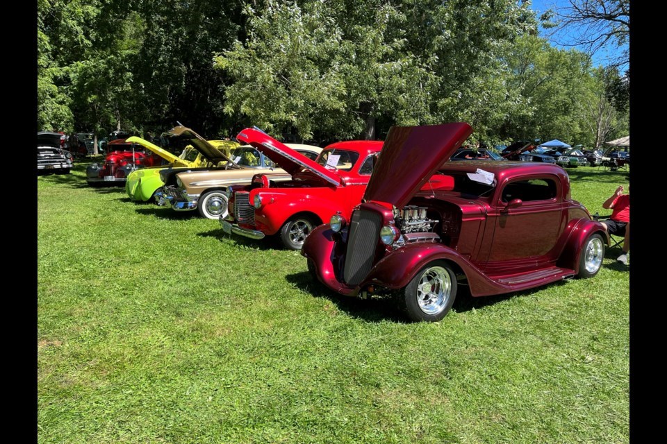 Vintage cars at last year's Kinsmen Club car show in NOTL.