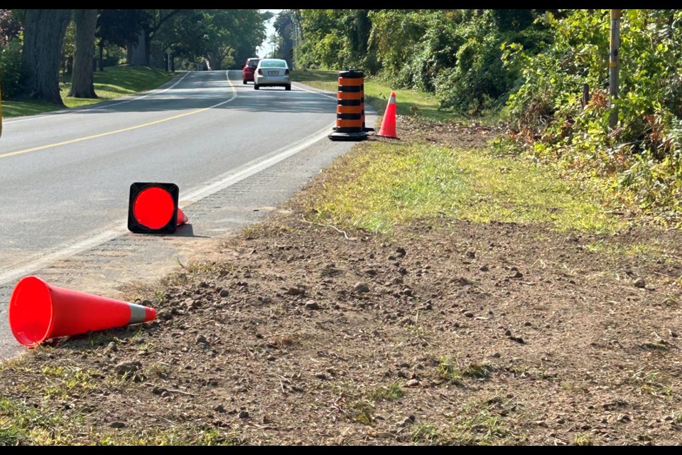 Rumble strips on Lakeshore Road are unsafe, says cyclist