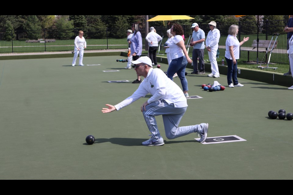 Members enjoyed a good day on the lawn bowling green last weekend. Official opening day is May 13.