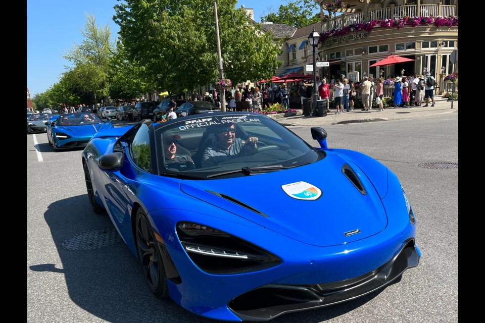 Lord Mayor Gary Zalepa had the opportunity to drive a McLaren down Queen Street last summer, and may again this year.