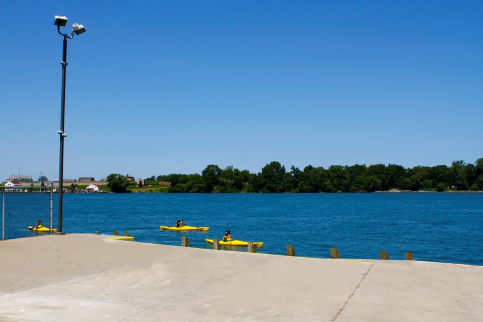 The Melville Street dock gate is open to allow public use, as of Tuesday. 