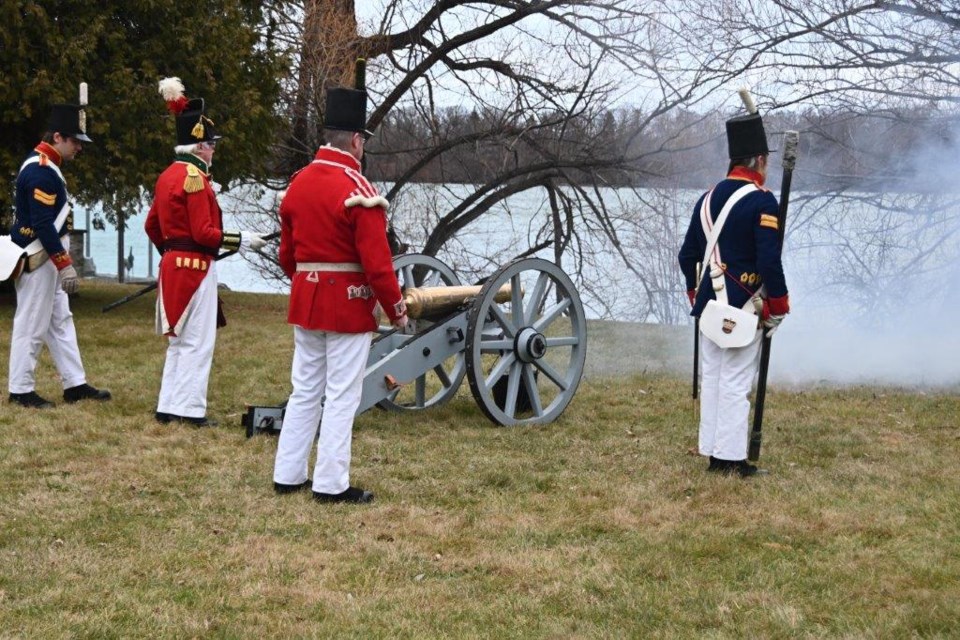 An annual tradition took place the afternoon of January 1 at Navy Hall. The New Year's Levee is a community celebration carrying on an old tradition of citizens gathering together to pledge allegiance to our Sovereign, to renew old acquaintances and raise a toast to the continued prosperity of our nation. The event includes firing the cannon to bring in 2025.