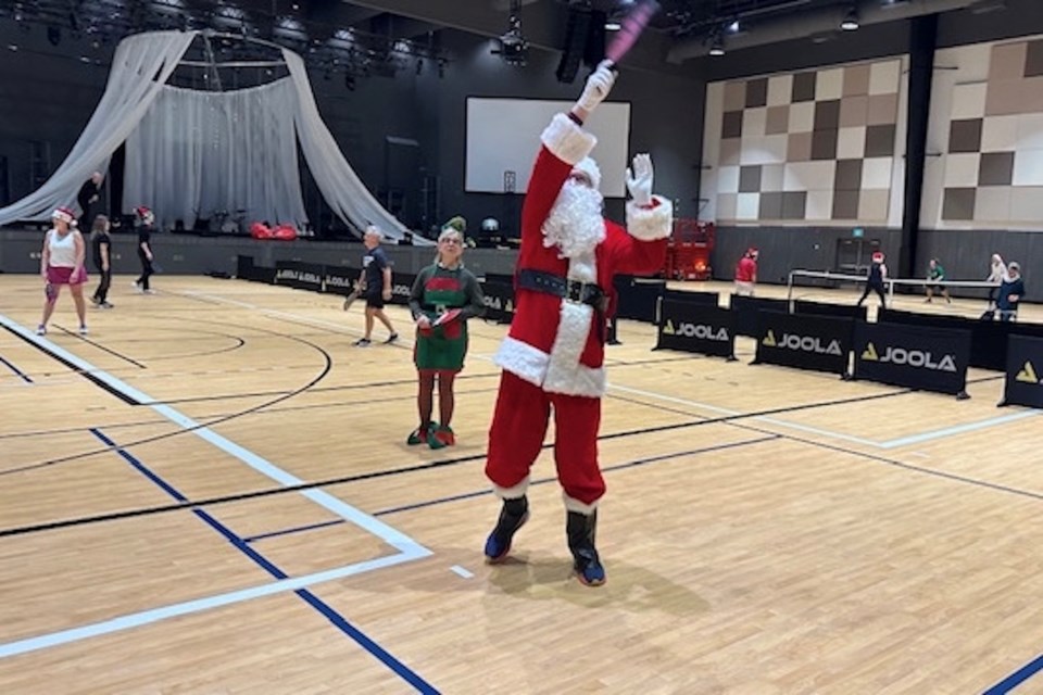 We all know pickleball is Santa's game of choice. The NOTL Pickleball Club hosted a Pickleball Jingle recently and its members must be on the nice list because the big man himself showed up and even got in on the action.  We would venture to say the North Pole has dedicated pickleball courts for Santa and his squad of merry makers.  