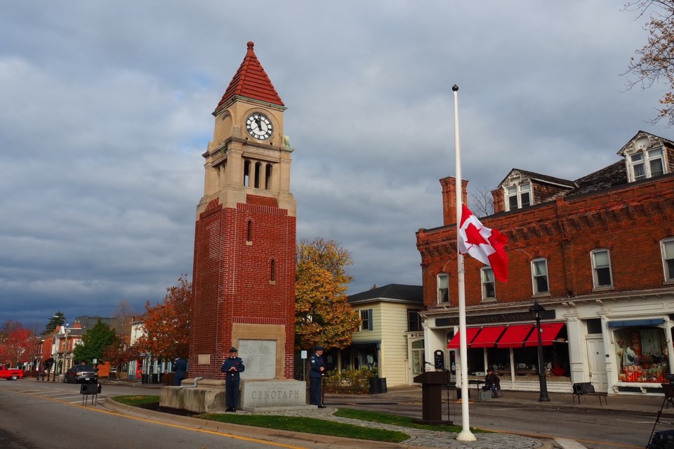 Remembrance Day on Queen Street begins with Air Cadets standing vigil, beginning at 6 a.m.    