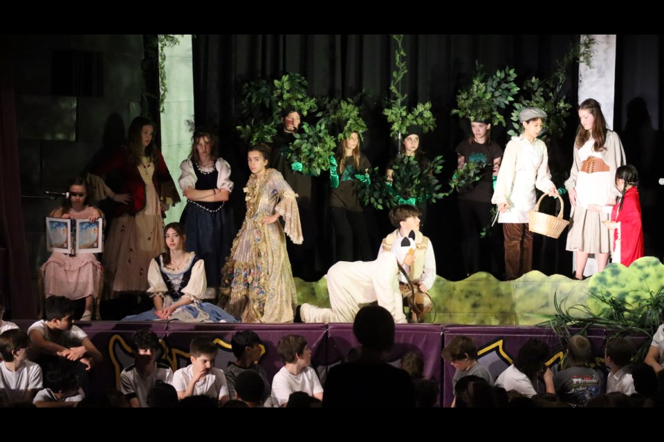 St. Davids Public School invited parents and the community to performances of Into the Woods, with students from Junior Kindergarten to Grade 3 taking part in the fairy tale musical. 