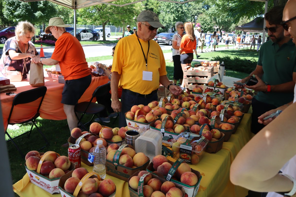 Peachykeen day for St. Vincent de Paul Peach Festival Niagaraonthe