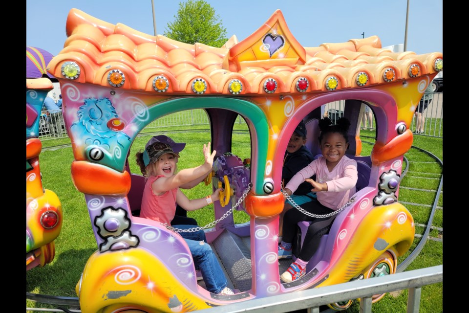Kids' rides are a popular attraction, but there will be rides and activities for all ages.