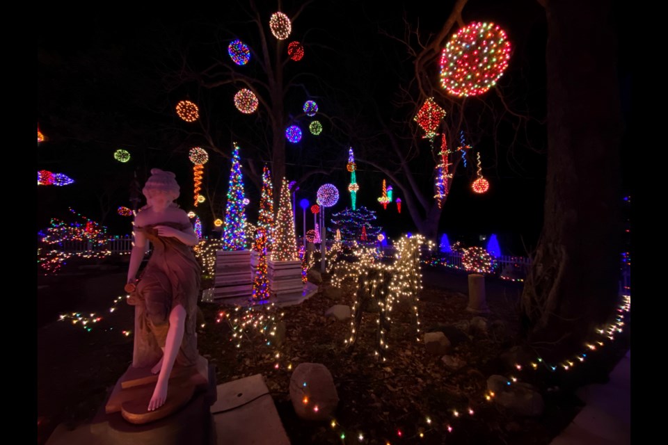 Arguably one of the most popular destinations to see a fabulous Christmas display for many years now is this home on York Road between St. Davids and Queenston.