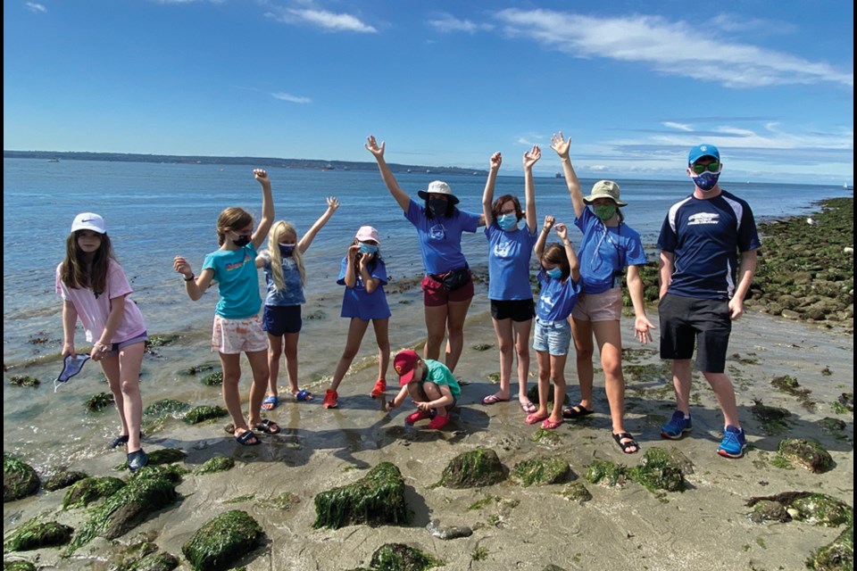 Participants get their feet wet at an Ocean Ambassadors Canada camp. The North Shore organization is offering a leadership camp for girls aged 13-15 this summer.  