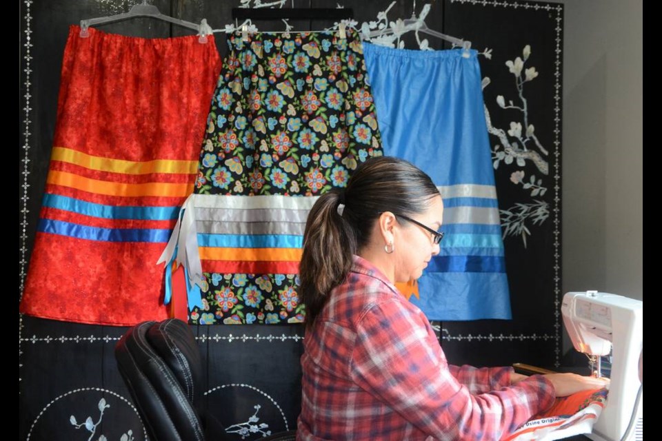 Squamish regalia creator lauded for vibrant ribbon skirts - North 