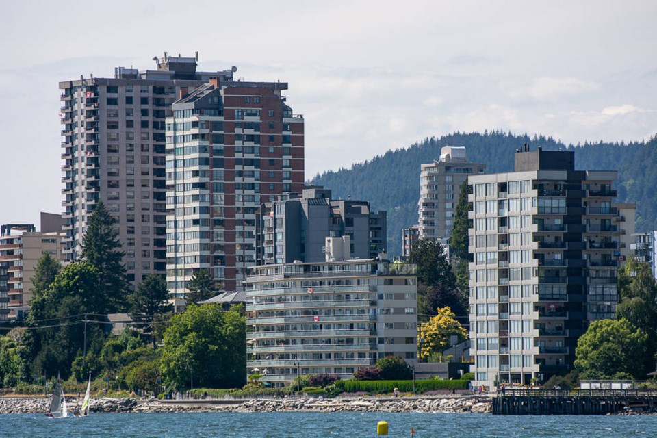 The latest version of West Vancouver's local area plan for Ambleside's apartment area will go to public hearing June 24. | Nick Laba / North Shore News
