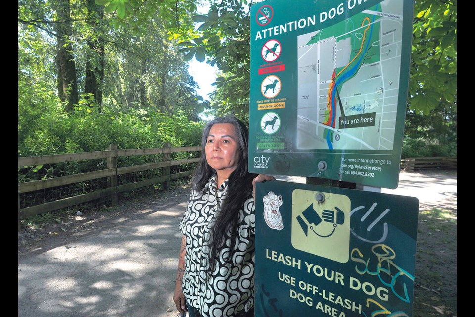 Doreen Manuel’s Yorkshire terrier died after being attacked by an off-leash dog on a designated on-leash path. | Paul McGrath / North Shore News 