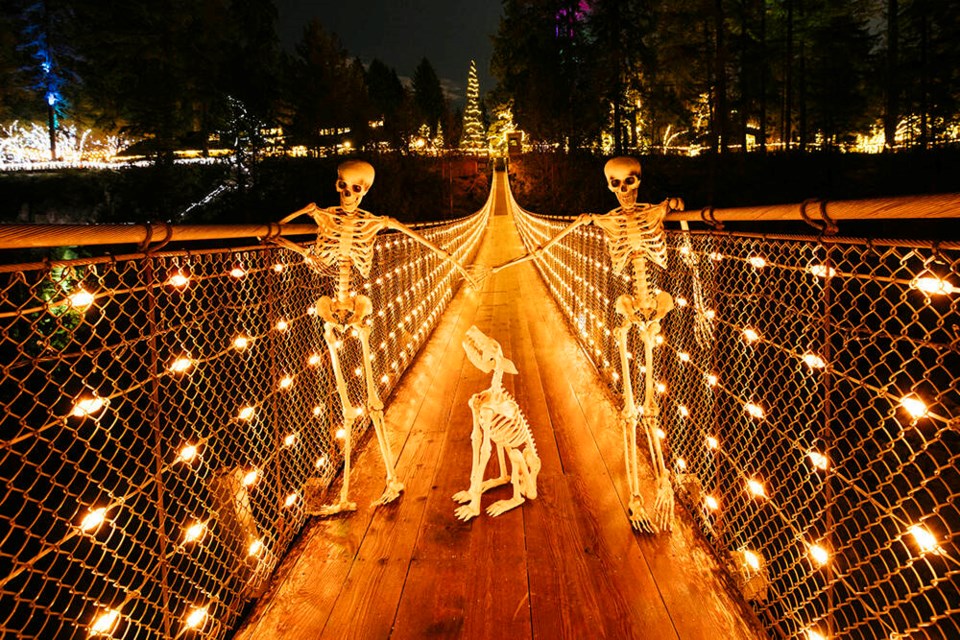 web1_canyon-frights---skeletons-hand-holding-with-dog-on-bridge-horizontal-orange