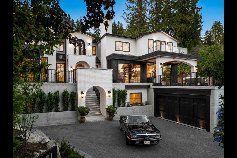 The most-expensive home to sell over the past two months was the newly built residence at 3165 Dickinson Crescent in West Vancouver. | Zealty.ca 