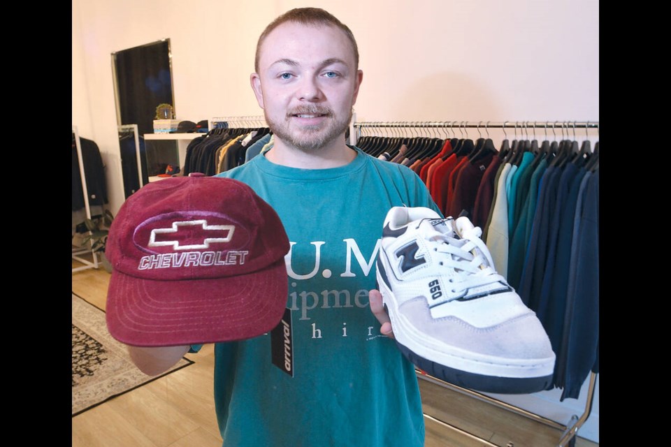 Shawn Avantini is co-owner of recently opened Arrival Vintage clothing at 111 East 12th St. in North Vancouver. | Paul McGrath / North Shore News 