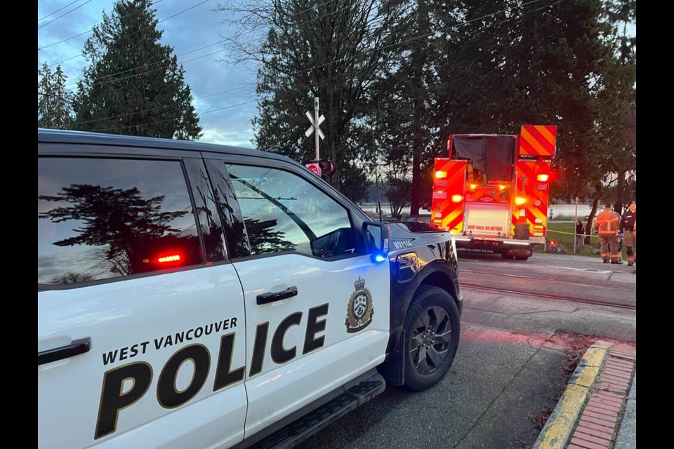 Two pedestrians are facing serious but non-life-threatening injuries after being struck by a driver near John Lawson Park in West Vancouver late Wednesday afternoon. | Pat Bell