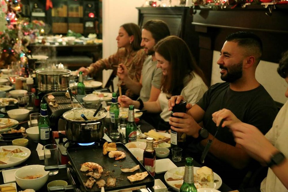 New Year’s Day hot-pot; a long leisurely DIY meal celebrating local food, family and friends. | Laura Marie Neubert 