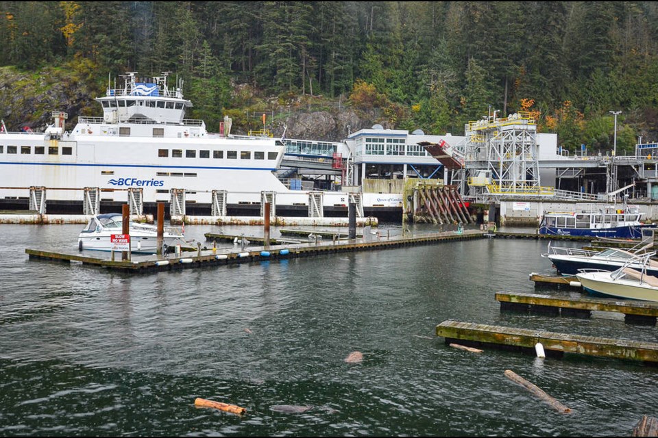 The Horseshoe Bay ferry terminal has a relatively small berthing area compared to other high-traffic terminals in the province. | Paul McGrath / North Shore News 