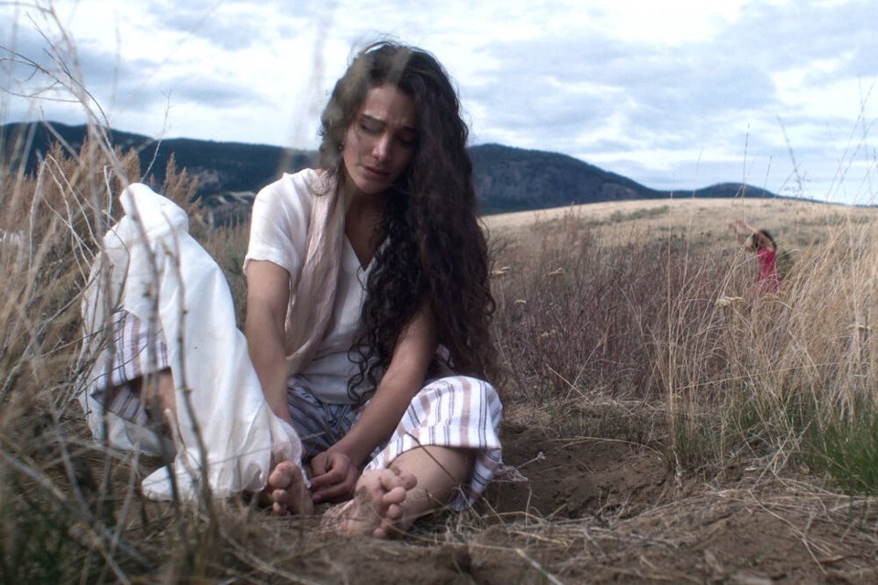 Pegah Ghafoori portrays Sahar, a woman whose life changes when she is photographed at a Woman, Life, Freedam rally in the film ‘One Must Wash Eyes’ from North Vancouver-based filmmaker Sepideh Yadegar. | image supplied 